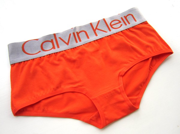 Boxer Calvin Klein Mujer Steel Blateado Naranja